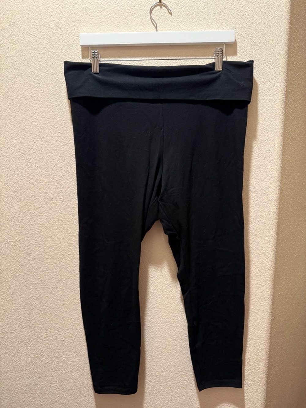 victorias secret pink all day cotton fold over leggings